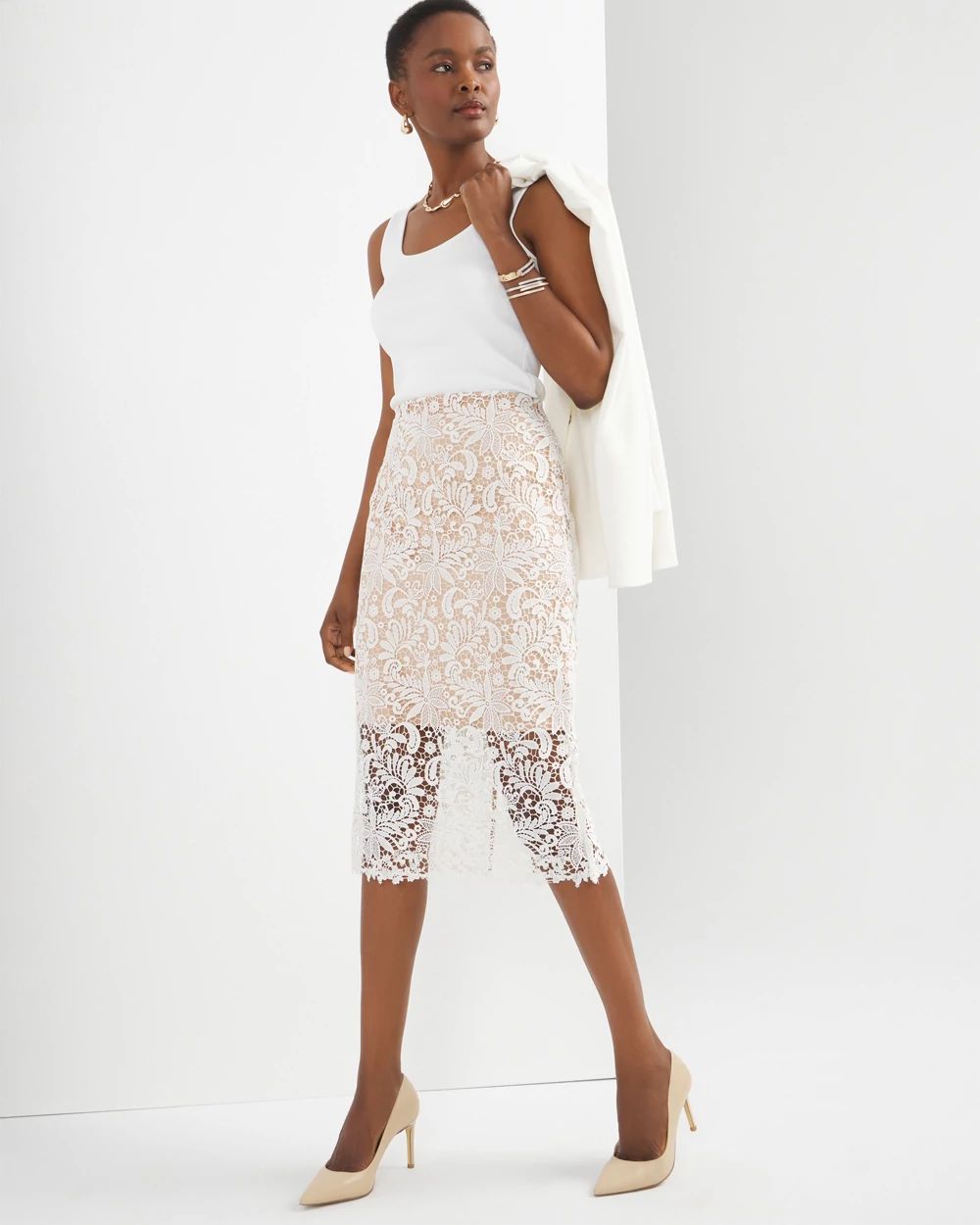 Lace skirt pictures top